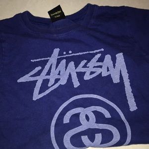 Blue stussy shirt